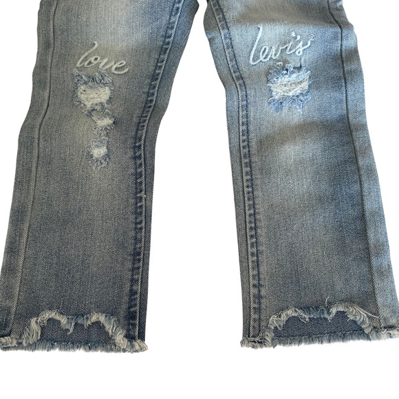 Levi's Toddler Girl 2T Slim Denim Stretch Jeans BRAND NEW - Picture 3 of 6